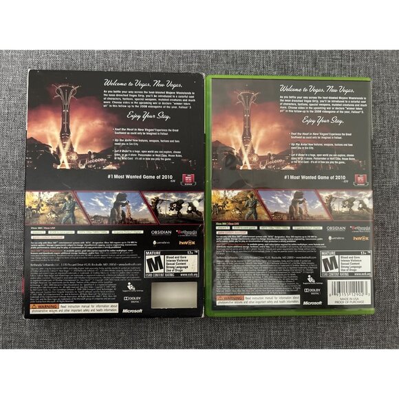 Fallout New Vegas Xbox 360 2010 Action Role-Playing Game Complete Pre-Owned - Picture 3 of 4